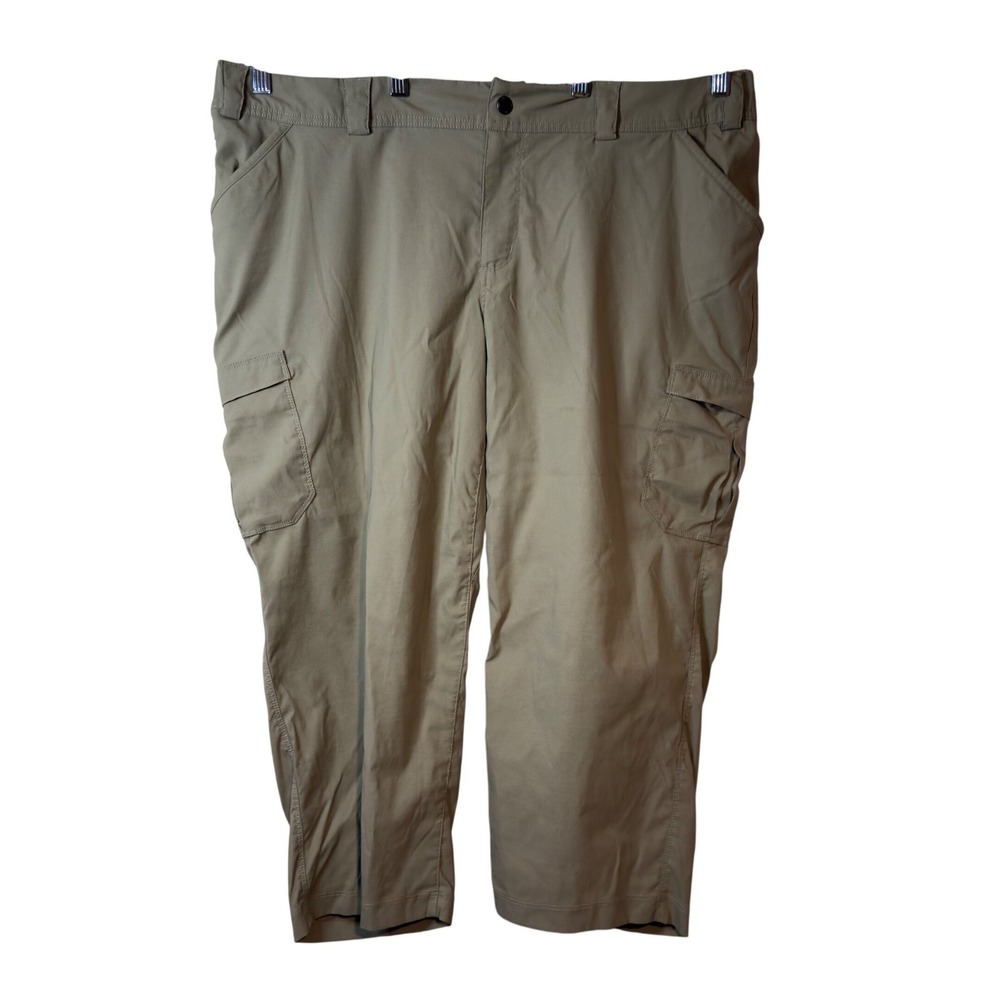 Duluth Women's Plus Dry On The Fly Capri Size 20W Cargo Pockets Stretch Outdoor